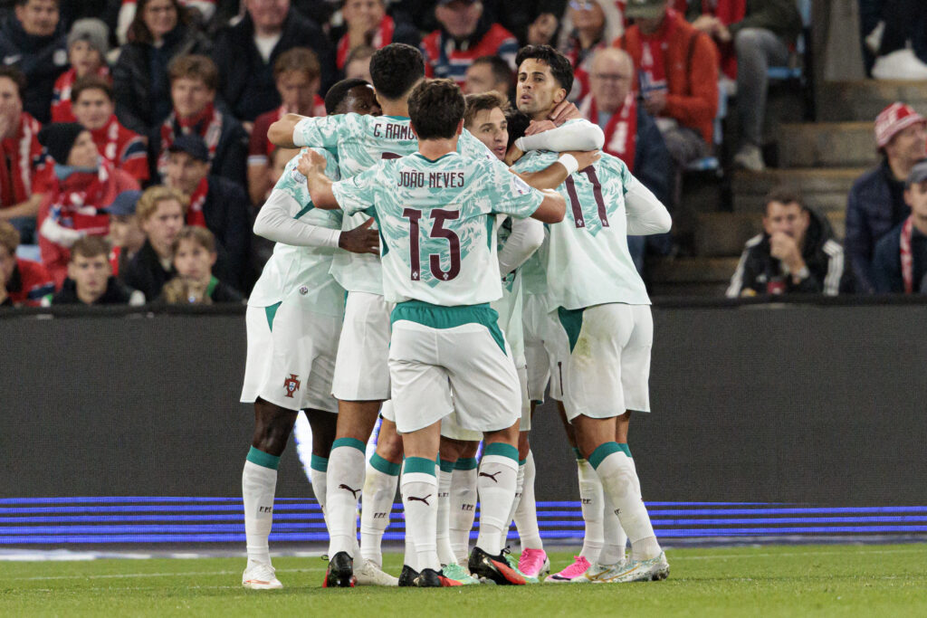 UEFA Nations League Division A game between National Teams of Norway and Portugal