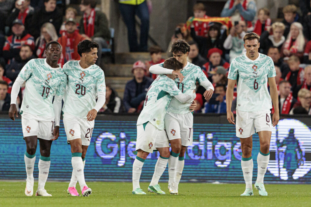 UEFA Nations League Division A game between National Teams of Norway and Portugal