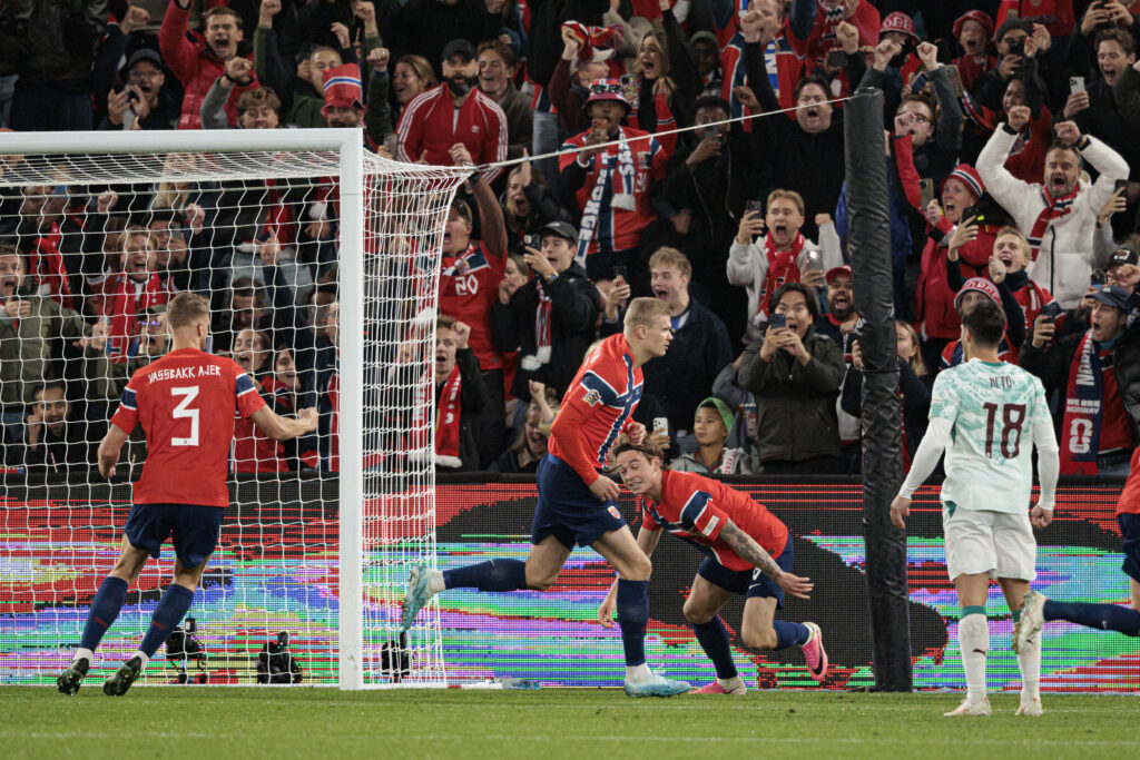 UEFA Nations League Division A game between National Teams of Norway and Portugal