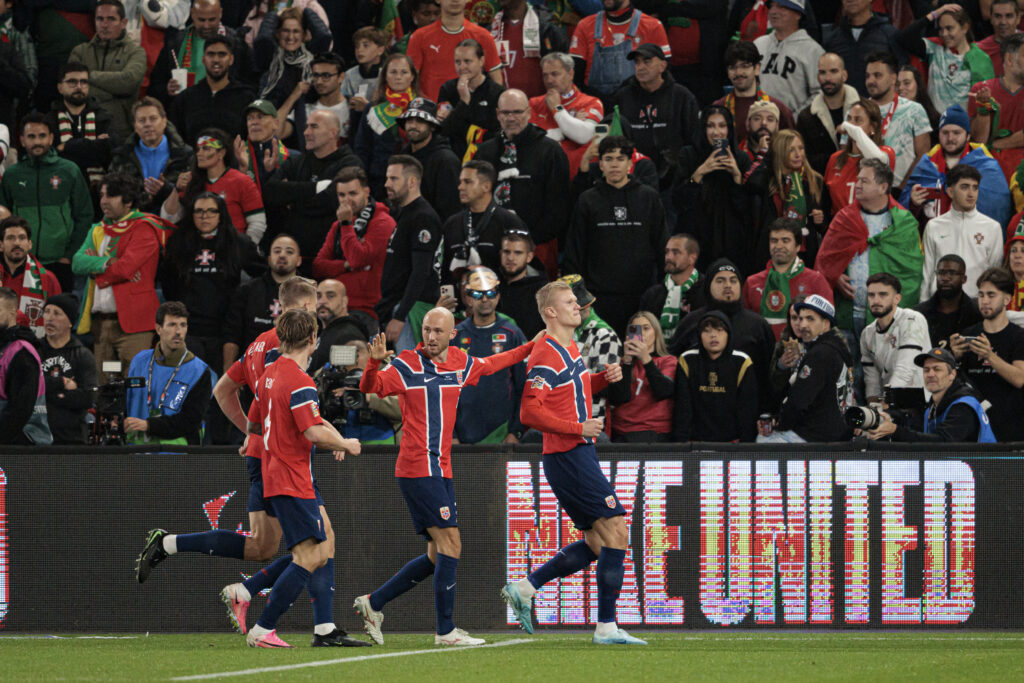 UEFA Nations League Division A game between National Teams of Norway and Portugal