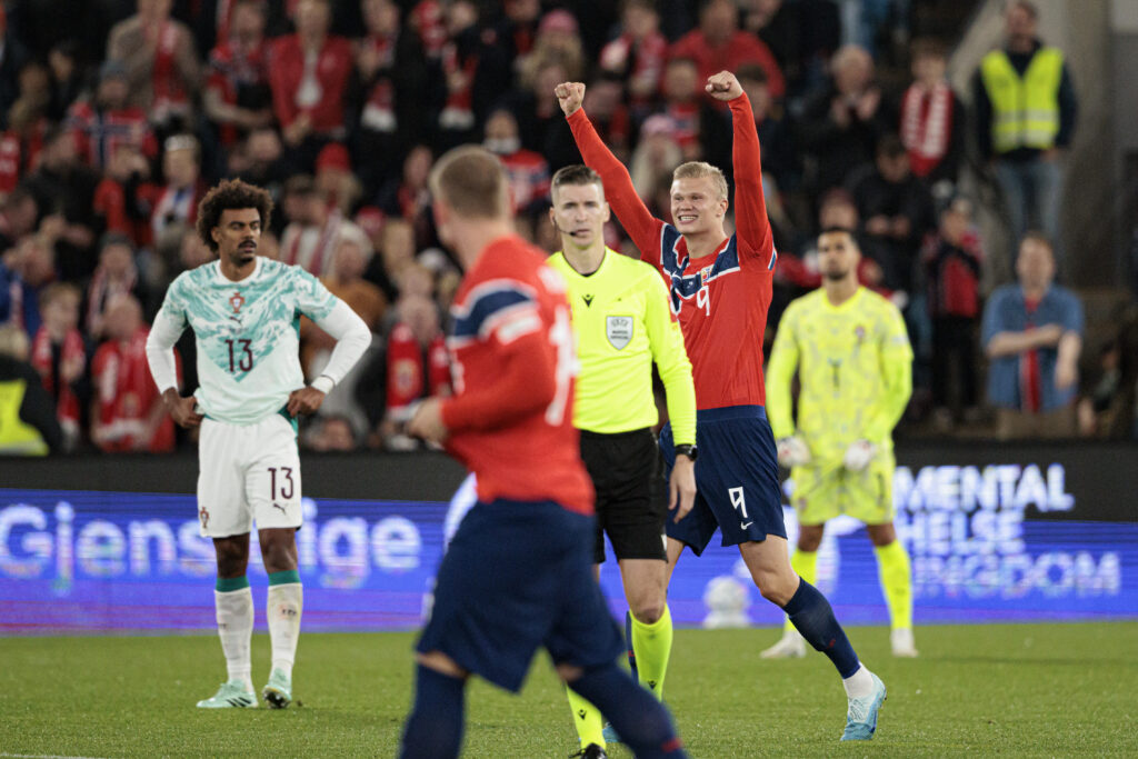 UEFA Nations League Division A game between National Teams of Norway and Portugal