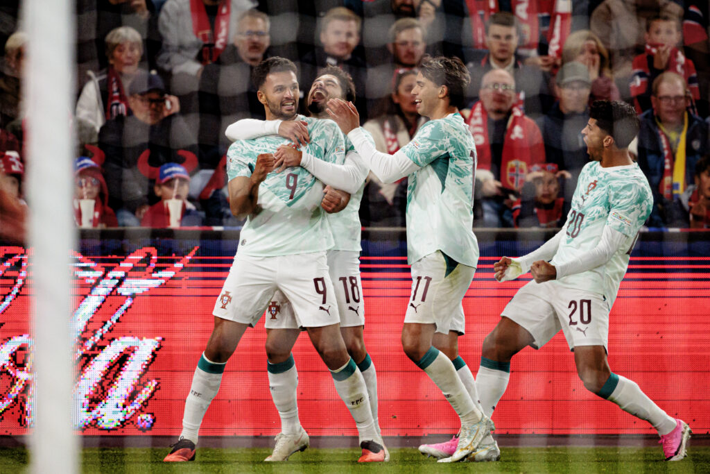 UEFA Nations League Division A game between National Teams of Norway and Portugal