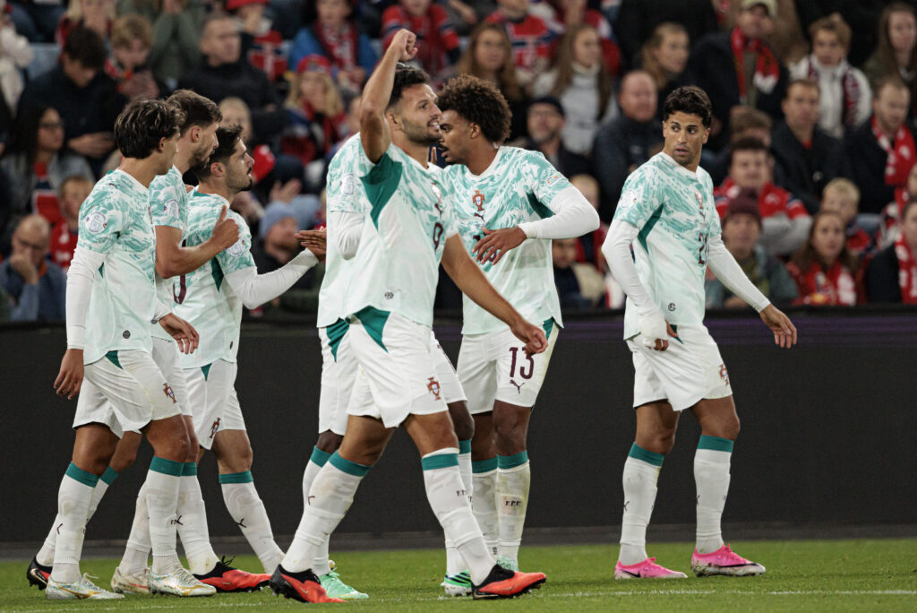 UEFA Nations League Division A game between National Teams of Norway and Portugal
