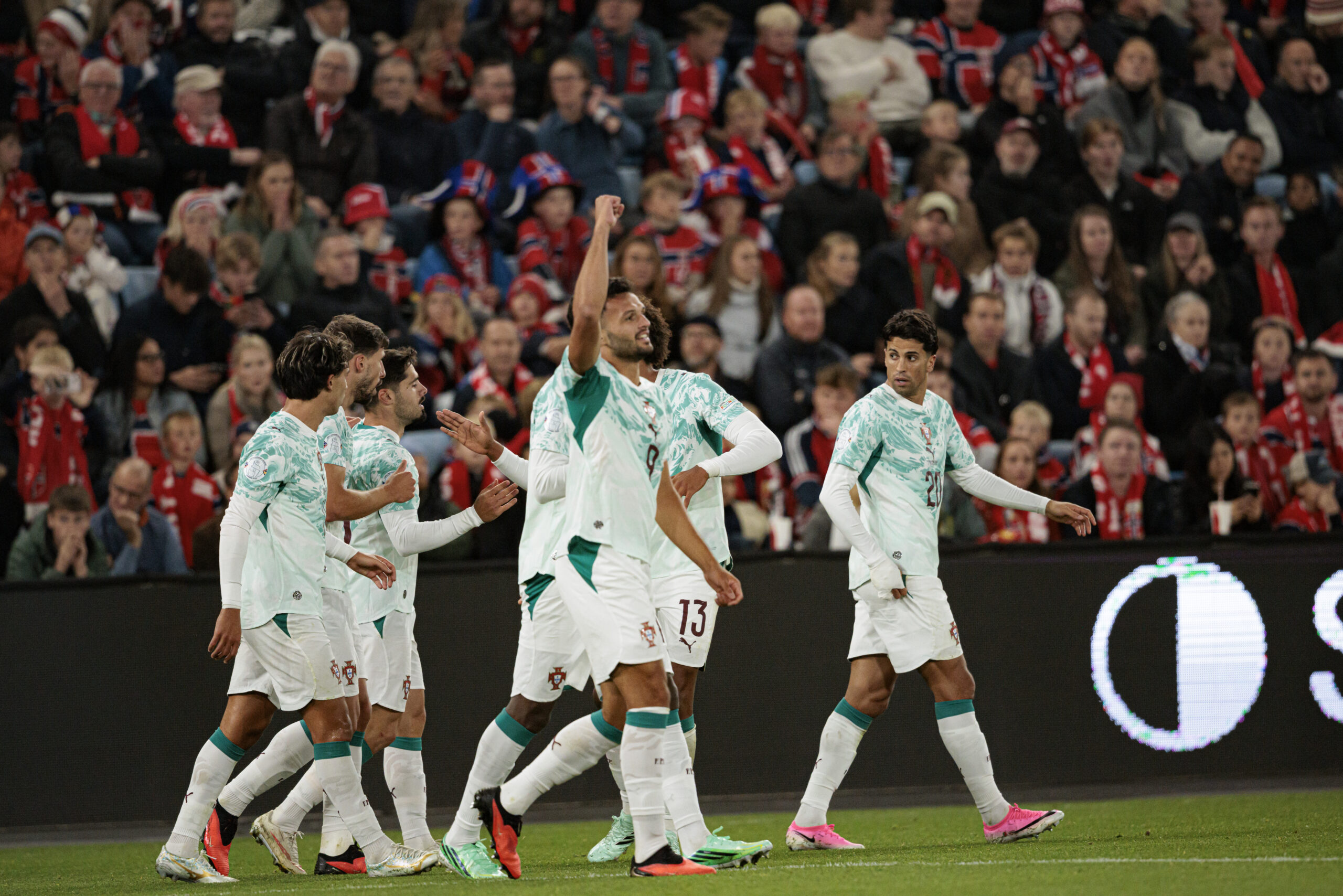 UEFA Nations League Division A game between National Teams of Norway and Portugal