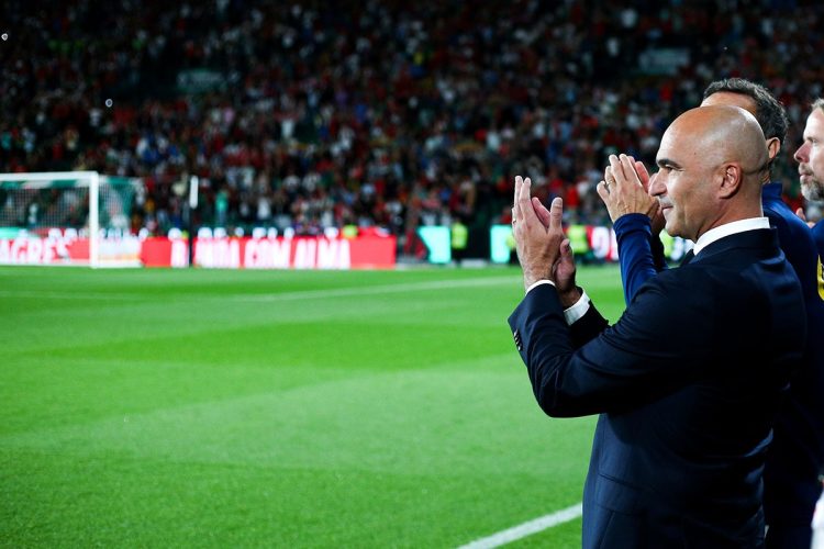 Selecionador Nacional de Portugal, Roberto Martinez durante a partida entre Portugal v Hungria, valida pelas eliminatorias para o Mundial 2026, no Estadio Jose Alvalade, Portugal (Foto de Diogo Faria Reis/Avant Sports)
