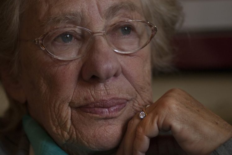 Kent, Ohio- Nov 2011-  Eva Schloss.  ©Photo by David LaBelle/Kent State Photojournalism