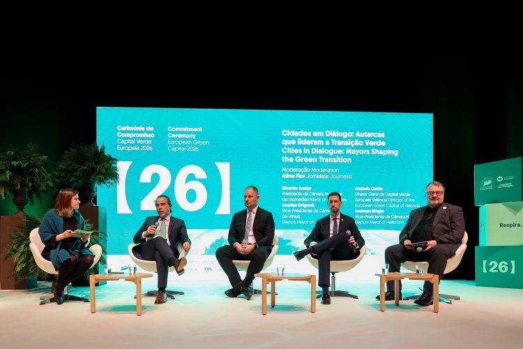 Guimaraes - Painel “Cities in Dialogue Mayors Shaping the Green Transition” (Valência, Vilnius, Guimarães, Heilbronn )